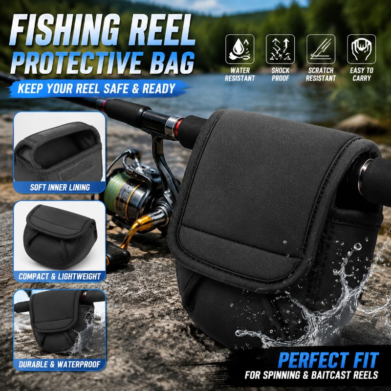 Reel Cover - Funda Protectora para Carrete de Pesca,