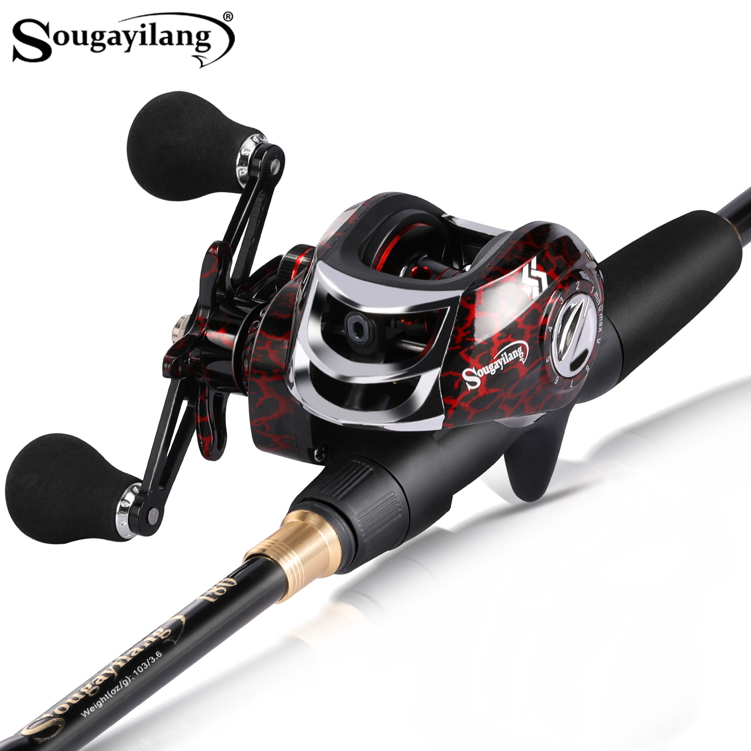 Sougayilang-combinación de pes - Spincast Reel reseña y precio