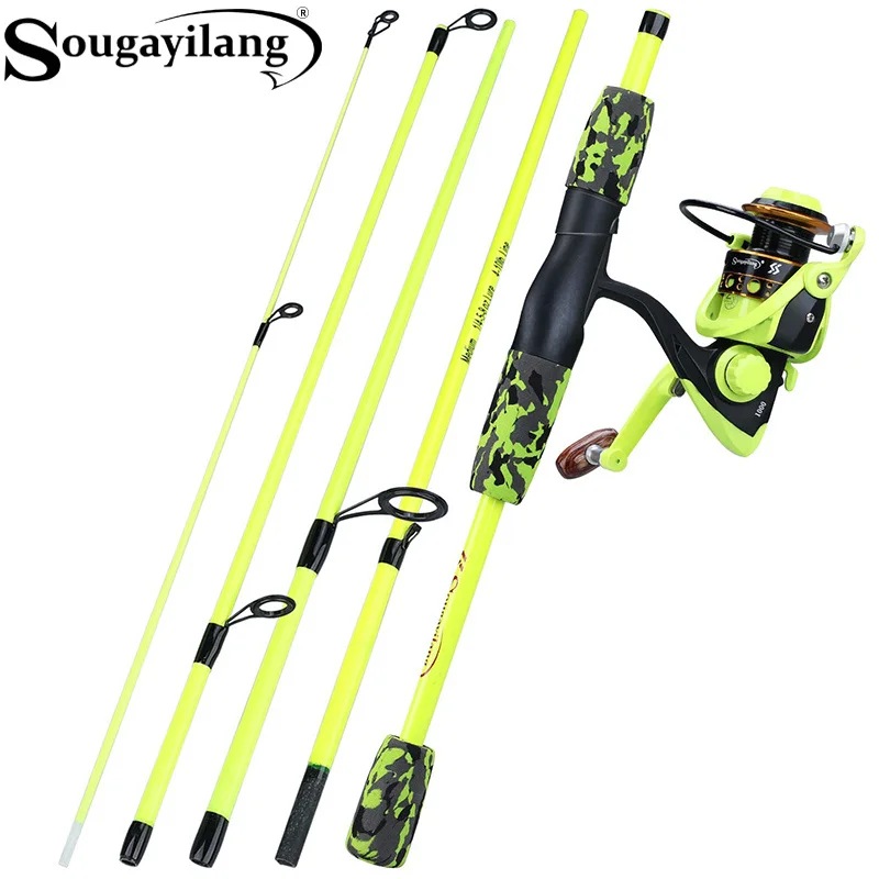 Sougayilang - Combo de Caña de - Spincast Reel reseña y precio