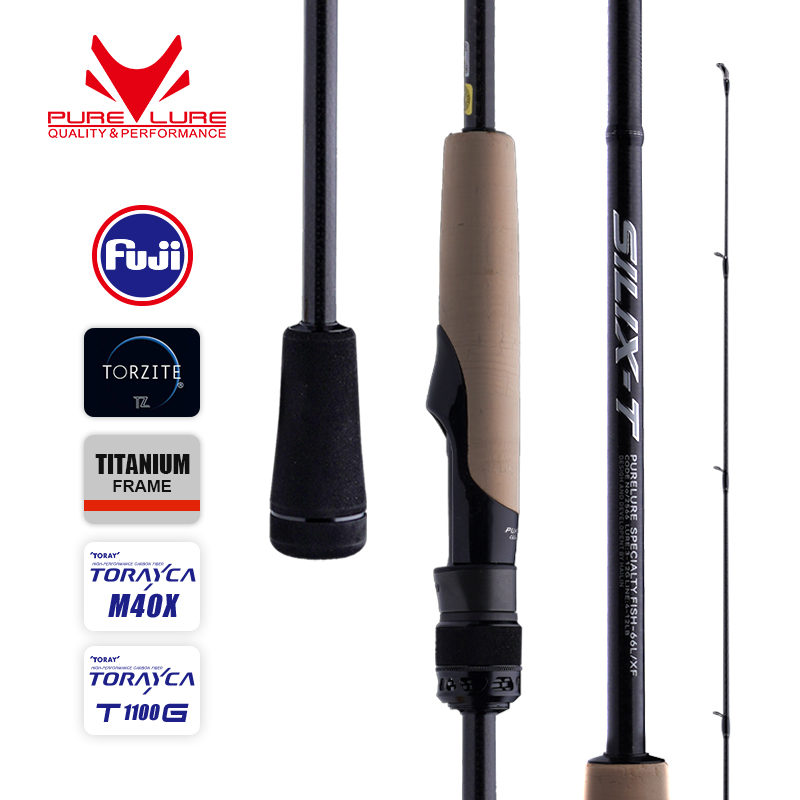 PURELURE SILIX-T-varilla de 1  - Kastking Reel Zephyr reseña y precio