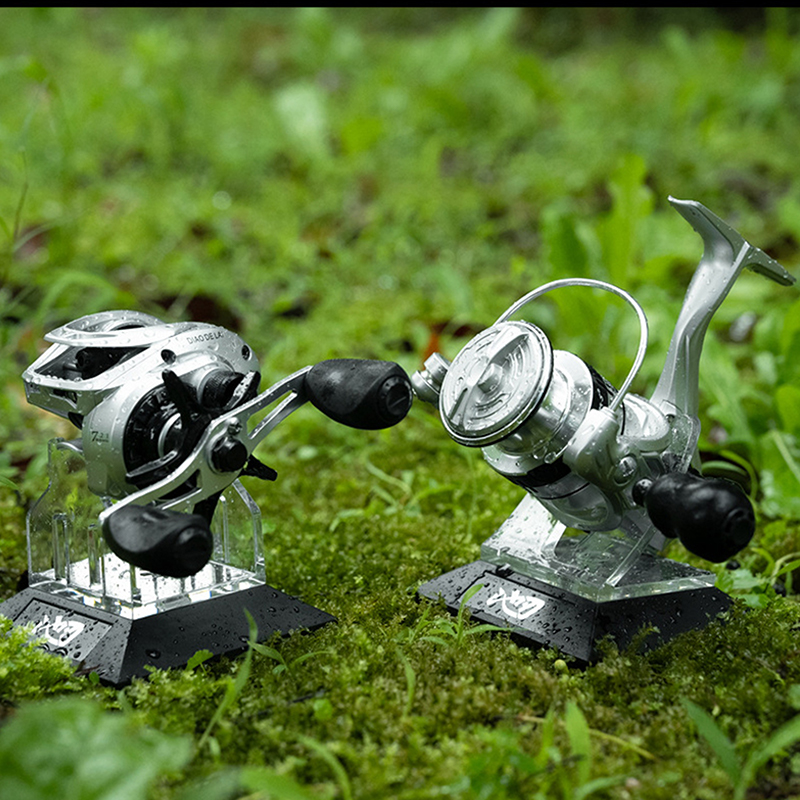 Soporte de exhibición de carre - Spincast Reel reseña y precio